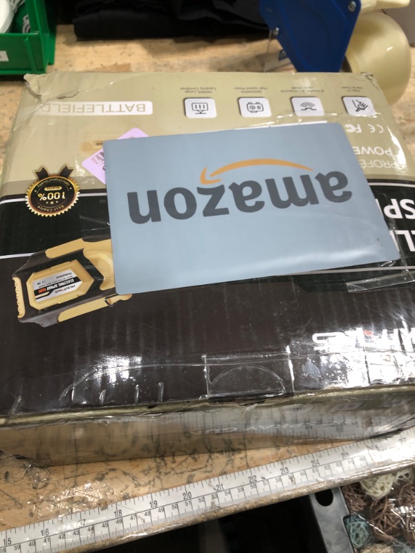 Photo 1 of 1000W HVLP Paint Sprayer High-Efficiency Electric Spray Gun with 6 Nozzles,Variable Patterns Adjustable Flow, 47oz (1400ml) Detachable Container,Easy to Clean for Home Improvement Projects Battlefield