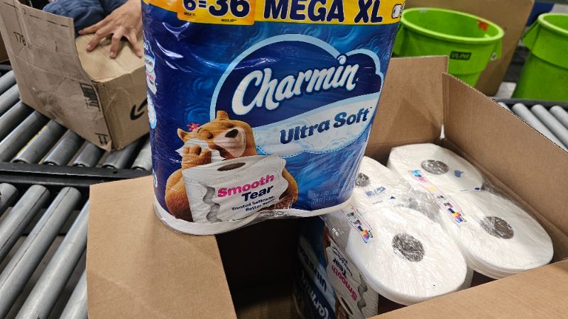 Photo 1 of *** PACK OF 3 ***Charmin Ultra Soft Toilet Paper, 6 Mega XL Rolls = 36 Regular Rolls