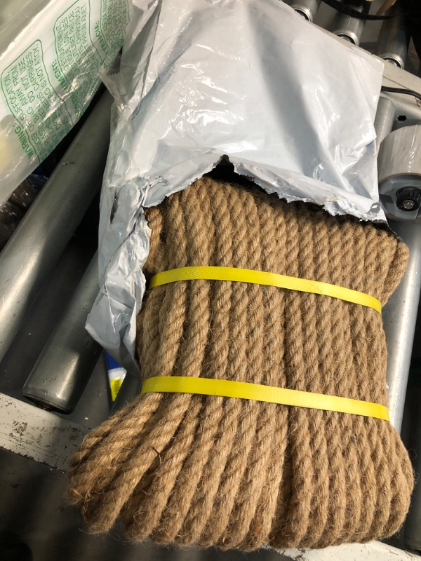 Photo 1 of ***(NOT A COMPLETE SET)***Natural Jute Rope for Crafts,Decorating,Gardening, Bundling,Camping,Cat Scratching Post,Thick Hemp Rope 1/4 inch 1/2 inch 5/8 inch 3/4 inch 1 inch 1-1/4 inch 1-1/2 inch (1/2in×98ft)