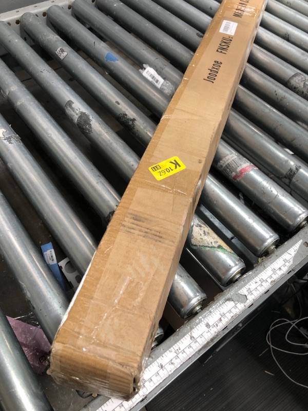 Photo 1 of 1 1/8 Inch Diameter Curtain Rods, 72-144” Telescoping Large Single Window Drapery Rod Heavy Duty With Adjustable Modern Brackets, Warm Gold