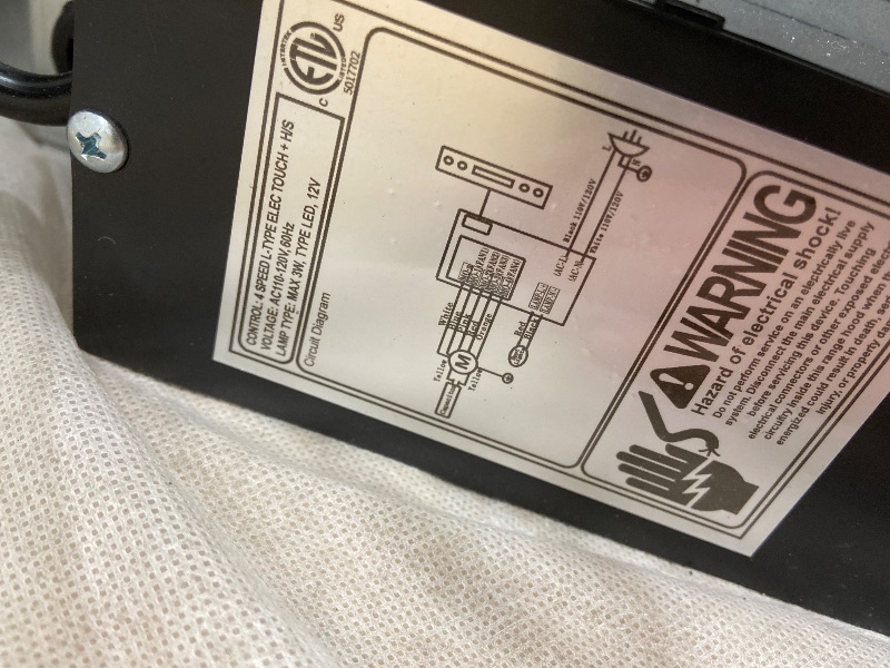 Photo 1 of *************MISSING SCREWS FOR INSTALL*************
Zomagas 24 inch Range Hood Under Cabinet, Stainless Steel Kitchen Hood 280CFM, Ducted/Ductless Vent Hood with Rocker Button Control, Stove Hood with 2 Speeds Fan, Bright LED Light