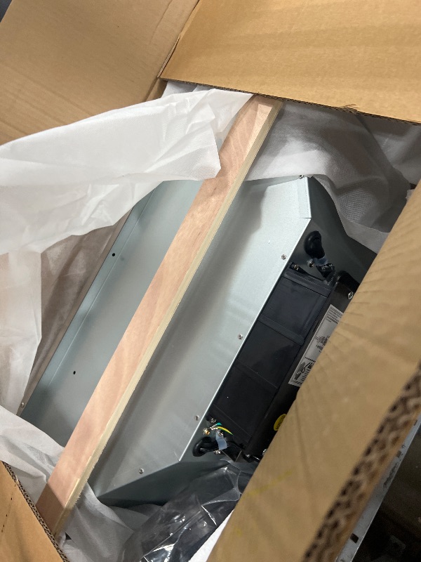 Photo 1 of *************MISSING SCREWS FOR INSTALL*************
Zomagas 24 inch Range Hood Under Cabinet, Stainless Steel Kitchen Hood 280CFM, Ducted/Ductless Vent Hood with Rocker Button Control, Stove Hood with 2 Speeds Fan, Bright LED Light