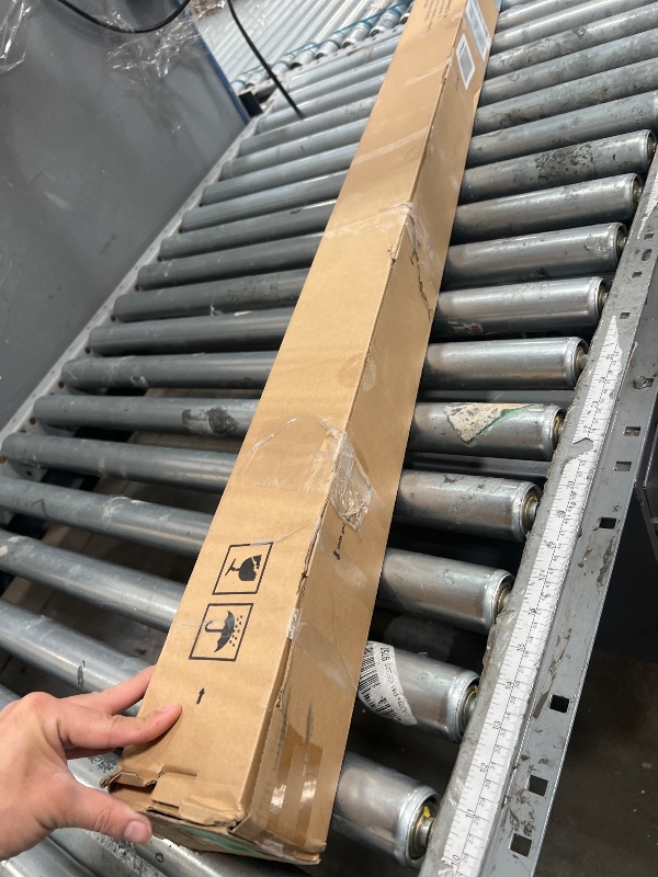 Photo 1 of 1 Inch Gold Curtain Rods for Windows 140 to 195 Inches (6 to 12 ft), USFOOK Telescoping Single Drapery Rod, Decorative Curtain Rod with Luxury Translucent Finials