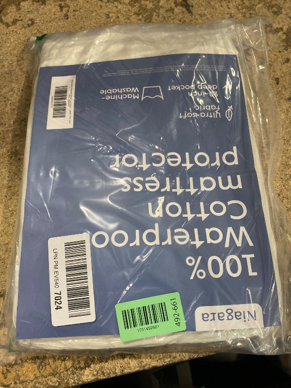 Photo 1 of 100% Waterproof Twin Mattress Protector - 360 Pad Protection Against Spills, Stains & Accidents for Parents & Pet Owners - Noiseless & Cooling Quilted Top (White)