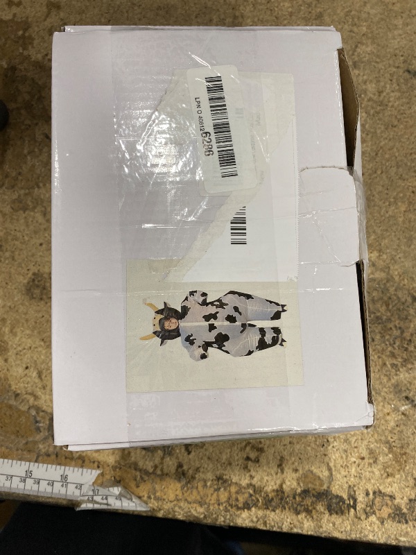 Photo 1 of Arokibui Inflatable Cow Costume Blow up Animal Costume Cosplay Party Festival Christmas Halloween Suit Parade Carnival Suit Jumpsuit