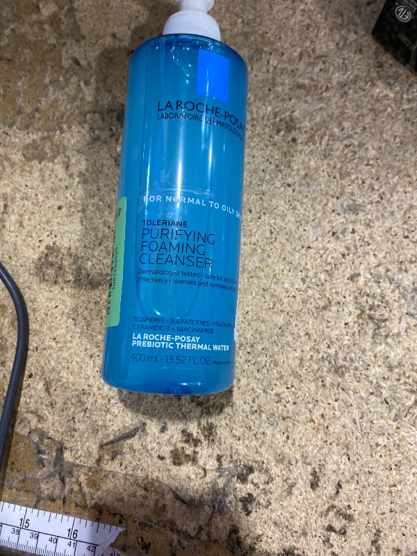 Photo 1 of La Roche-Posay Toleriane Purifying Foaming Facial Cleanser, Oil Free Face Wash for Women & Men with Niacinamide + Ceramides, Pore Cleanser Safe For Sensitive Skin, Won’t Dry Out Skin, Soap Free, 400ml