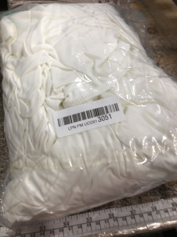 Photo 1 of 10 ft x 10 ft Wrinkle Free Ivory Backdrop Curtain for Wedding Parties, Polyester Ivory Photo Backdrop Drapes 2 Panels 5x10ft for Baby Shower Photoshoot Engagement Birthday Party Photography Background