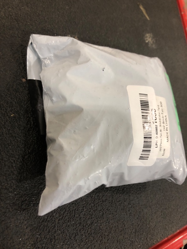 Photo 1 of 300 Piece Tan Brick Bulk, Tan 1x2 Building Brick Flat, Compatible with Lego Parts and Pieces: 1x2 Tan Brick(Color: Tan)