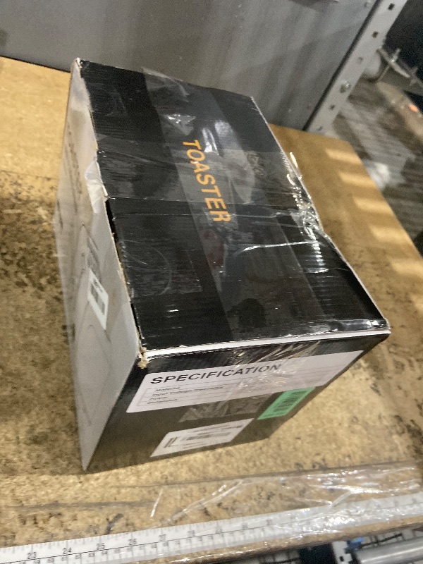 Photo 1 of **HAS DENT DAMAGE ON ONE SIDE**  Simple Deluxe 2-Slice Toaster, Stainless Steel Toaster, 6 Browning Setting and 3 Function, Extra Wide Slot & Removable Crumb Tray, for Bread & Waffle, Red