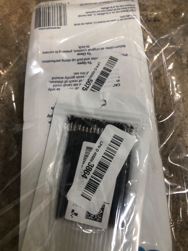 Photo 1 of ****Final Sale - No refund- Bundle Pack****  Zonon 30 Pieces Pen Refills Ink Ballpoint Pen Refill 3.9 Inch Replacement Ink Refill Bulk for Retractable Pens Office School Supplies, Medium Point(Black) and Amazon Basics Cotton Swabs 500 Count