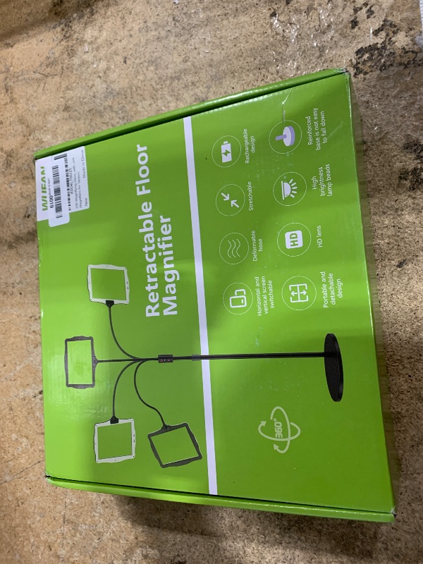 Photo 1 of 10X Magnifying Glass, with Light and Stand, 3 Light Modes Rechargeable Floor Magnifying,Suitable for Reading, Sewing, Crafts, DIY, Embroidery, Close Work. Magnifiers for Seniors