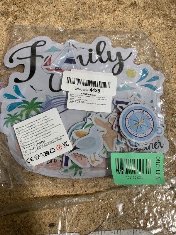 Photo 1 of 21pcs Cruise Door Decorations Magnetic, Family Cruise Door Magnets Funny Carnival Ship Door Magnet Stickers for Refrigerator Cabin Car Fridge Decor Summer Supplies