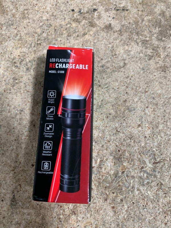 Photo 1 of **POSSIBLY MISSING PIECES & FOR PARTS**  Rechargeable Flashlights High Lumens, G1000 Super Bright Flash Light Pink, Small Zoomable LED Flashlight with 3 Lighting Modes, Portable Tactical Flashlight for Camping Essentials, Gift for Women