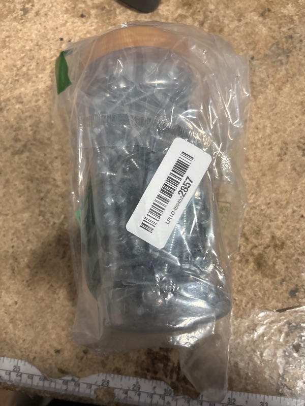 Photo 1 of #10 x 2 (200 PCS) Metal Roofing Screws with Rubber Washer, Hex Head Self Tapping Screws for Metal, Self Drilling Sheet Metal Screw, Hex Bit Socket Included