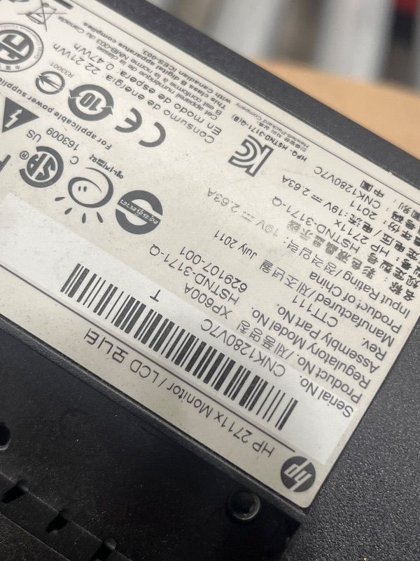 Photo 1 of
GENERAL POST
hp 2711x monitor