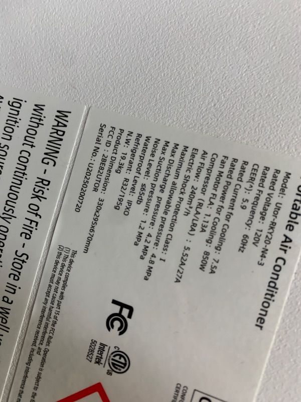 Photo 1 of ************MISSING MOST ACCESSORIES************
Portable Air Conditioners