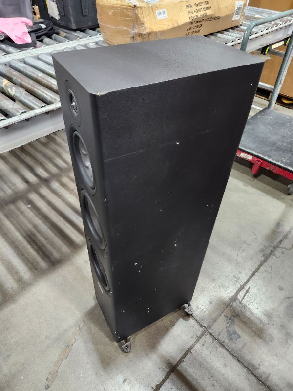 Photo 1 of ***********MISSING 1 OF THE 4 LEGS, DOES NOT COME WITH ANY CORDS*****************
Polk Audio Reserve Series R700 Tower Speaker, 1" Tweeter 6.5" Woofers & Dual 8" Long-Throw Drivers, Hi-Res Certified, Dolby Atmos & IMAX Enhanced for Dynamic Home Theater Au