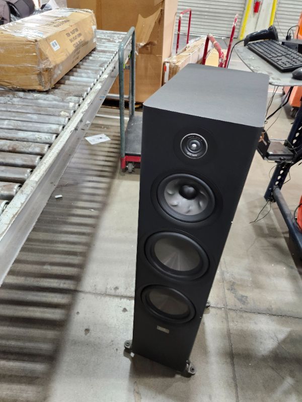 Photo 1 of ***********MISSING 1 OF THE 4 LEGS, DOES NOT COME WITH ANY CORDS*****************
Polk Audio Reserve Series R700 Tower Speaker, 1" Tweeter 6.5" Woofers & Dual 8" Long-Throw Drivers, Hi-Res Certified, Dolby Atmos & IMAX Enhanced for Dynamic Home Theater Au