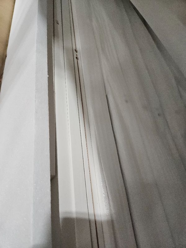 Photo 1 of **************INCOMPLETE ITEM, THIS IS ONLY BOX #1 OUT OF 3****************
EOVTK Kids Full Size House Loft Bed with Storage Wardrobe and 2 Windows, Wood Playhouse Loftbed with Ladder & Safety Guardrail for Girls Boys Bedroom, White