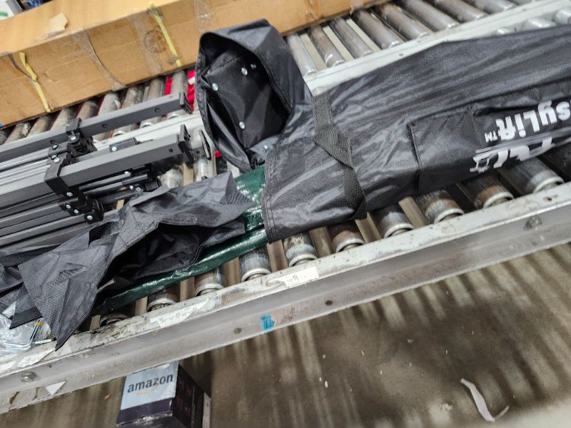 Photo 1 of *****************Missing top cover***************
Yaheetech 10x10 Pop up Canopy Tent, Commercial 150D Silver Coated Fabric Outdoor Instant Tent w/Wheeled Bag, 4 Sandbags, 8 Stakes & 4 Ropes for Parties, Camping, Beach, Navy Blue