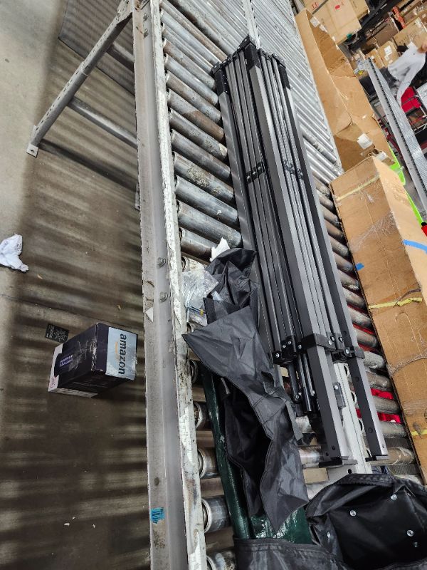 Photo 1 of *****************Missing top cover***************
Yaheetech 10x10 Pop up Canopy Tent, Commercial 150D Silver Coated Fabric Outdoor Instant Tent w/Wheeled Bag, 4 Sandbags, 8 Stakes & 4 Ropes for Parties, Camping, Beach, Navy Blue