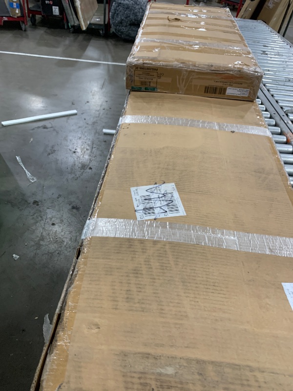 Photo 1 of ***************INCOMPLETE ITEM, THIS IS ONLY BOX #1 OUT OF 2 TOTAL*************
Backyard Discovery Buckley Hill Cedar Wood Swing Set with Wave Slide, Play Deck, Rock Wall Ladder, Belt Swings, Chalkboard, Canopy Roof, Outdoor Playset