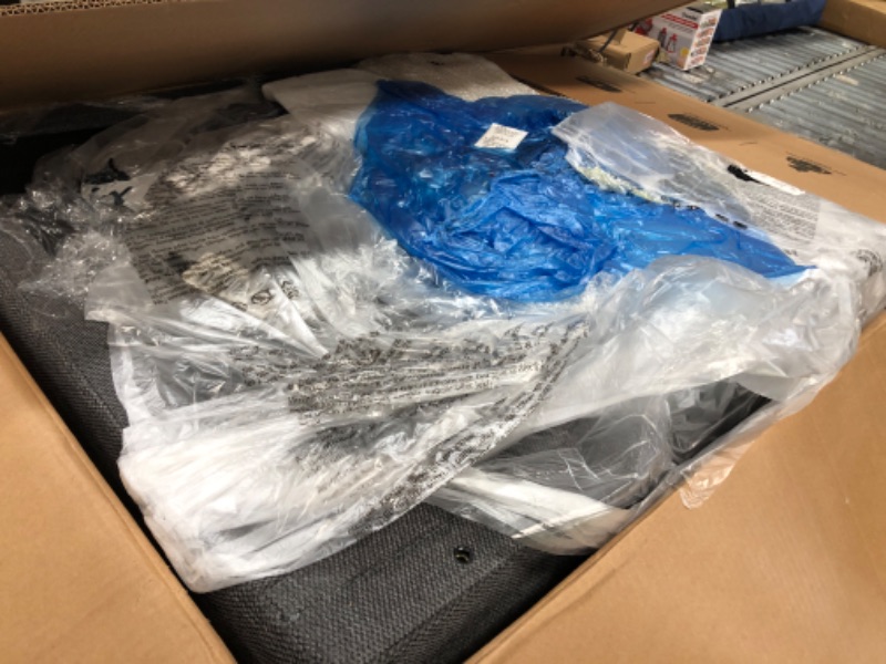 Photo 1 of ****PARTS ONLY***Convertible Sleeper Chair-Fabric Futon Sofa Bed, Single Sleeper Sofa, Small Couch Bed with USB Port, Foldable Table, Pillow, Adjustable Backrest for Dorm/Bedroom/College Darkgrey