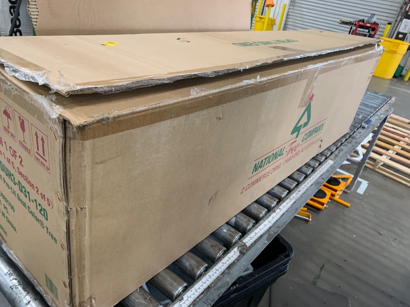 Photo 1 of *************INCOMPLETE ITEM, THIS IS ONLY BOX #1 OUT OF 2 TOTAL**************
National Tree Company 12 ft Pre-Lit Dunhill Fir Artificial Christmas Tree, 1,200 LED Lights, 7,794 Tips, PowerConnect, Foot Pedal, 10 Light Functions, Includes Stand, Green