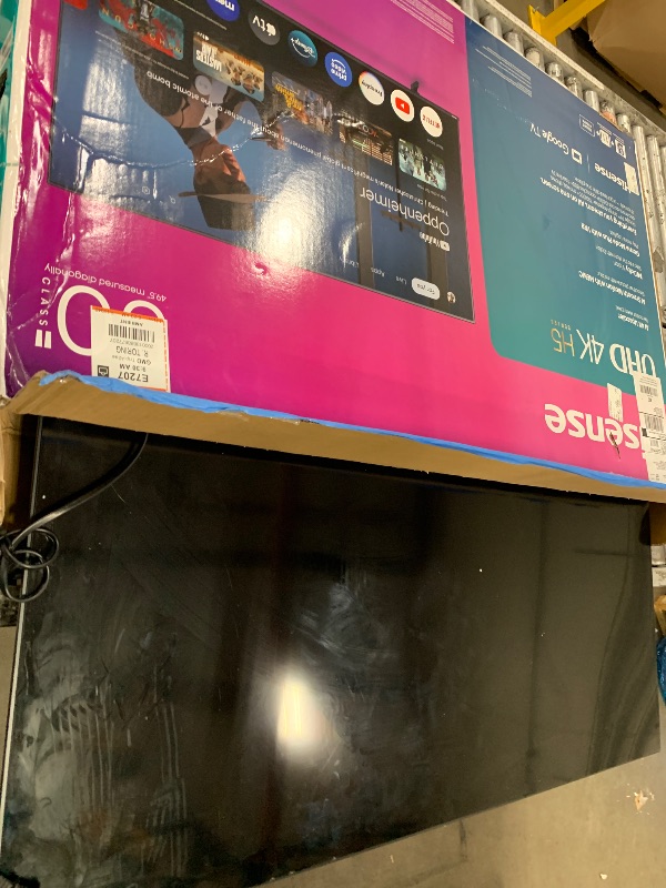 Photo 1 of *PARTS ONLY* Hisense 50-Inch Class H5 Series 4K UHD HDR Google Smart TV (50H5BG, 2025 Model) - Dolby Vision Gaming, HDR 10, Motion Rate 120, AI Upscaler, DTS Virtual X, Game Mode Plus, Google Assistant Built-in