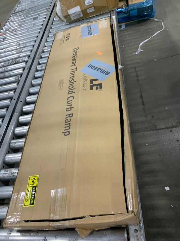 Photo 1 of *INCOMPLETE* Pyle Car Driveway Adjustable Curb Ramps - 3 Pack Heavy Duty Rubber Threshold Ramp Kit Set -For Loading Dock, Garage, Sidewalk, Truck, Scooter, Bike, Motorcycle & Wheelchair Mobility- PCRBDR23