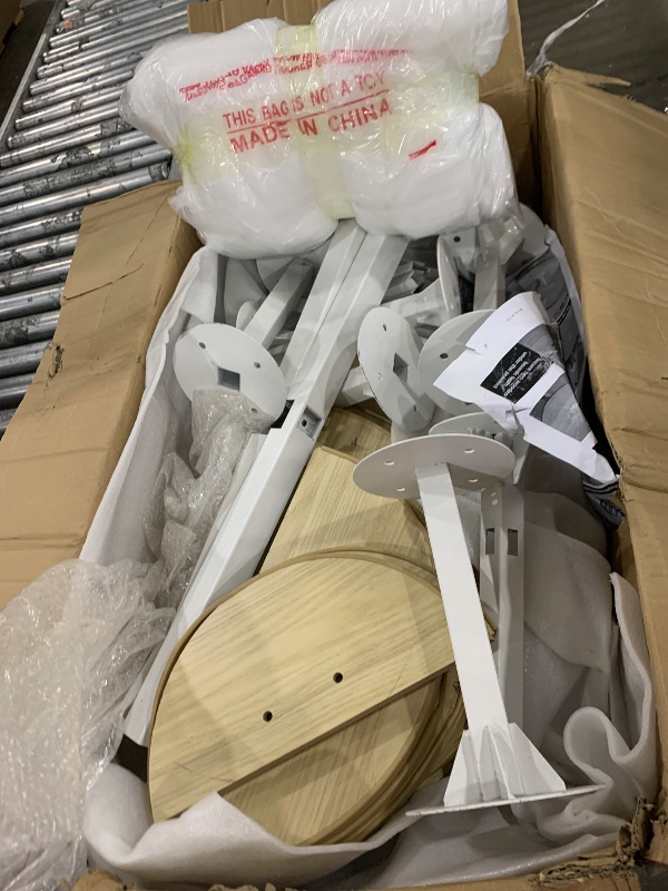 Photo 1 of Quzzil 6 Tier Christmas Tree Display Stand Shelf, 5.9 ft Christmas Village Display Wooden Ladder Bookshelf Storage Shelving Bookcase with Snow Blanket for Home Bedroom Living Room Office