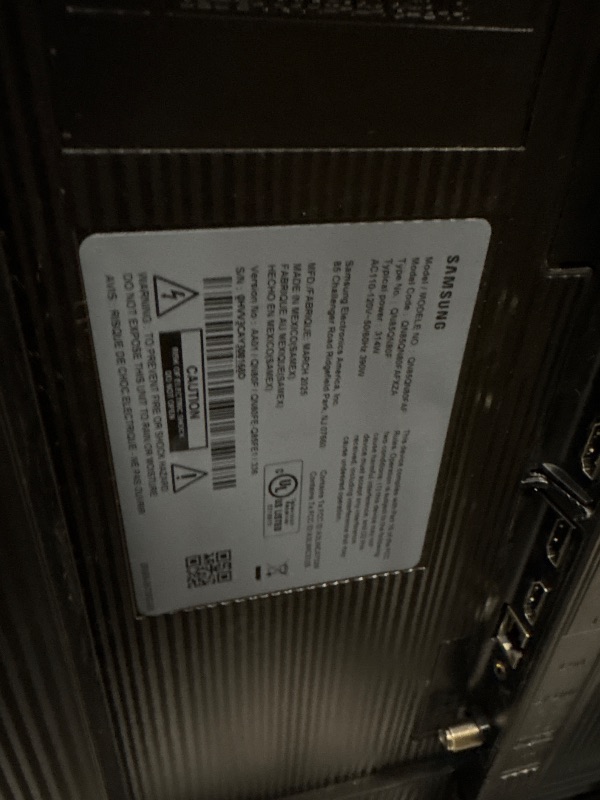 Photo 1 of *** CHECK COMMENTS/PHOTOS***. Samsung 85-Inch Class Neo QLED 4K QN80F Series, Vision AI, Mini LED Smart TV (2025 Model, 85QN80F) Neo Quantum HDR, Object Tracking Sound Lite w/Dolby Atmos, NQ4 AI Gen2 Processor, Alexa Built-in