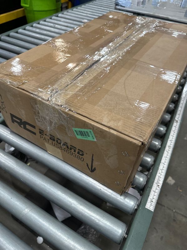 Photo 1 of *** PARTIAL SET - MISSING RUNNING BOARDS *** Rough Country Power Running Boards with LED Step Lights for Chevy Silverado & GMC Sierra 1500/2500HD/3500HD (2019-2025) Crew Cab - Electric Powerstep & Retractable Truck Steps