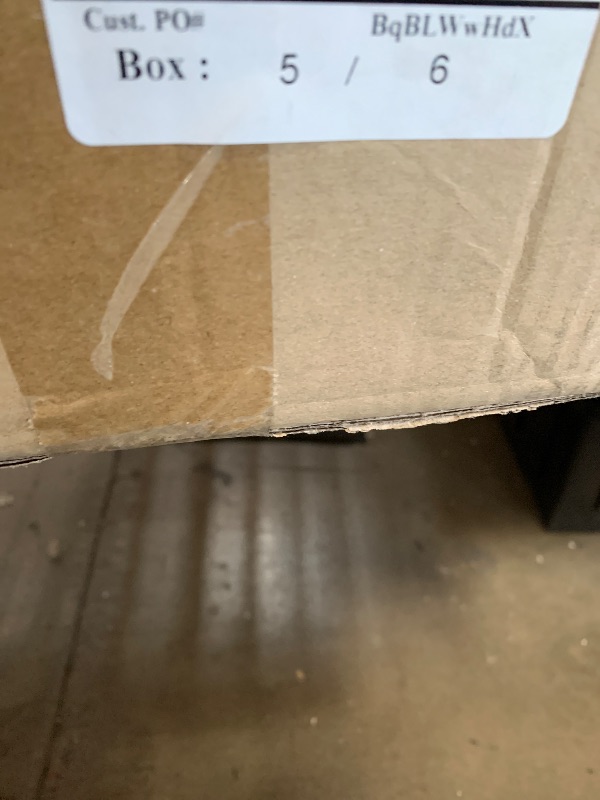 Photo 1 of ***Missing boxes 1 and 3 - 4 Boxes ***Sunset Trading Andrews 7 Piece 48" Round or 66" Oval Extendable Butterfly Leaf Table | Antique White and Chestnut Brown | Seats 6 Dining Room Sets, Two Size Extension,DLU-ADW4866-C12-AW7P