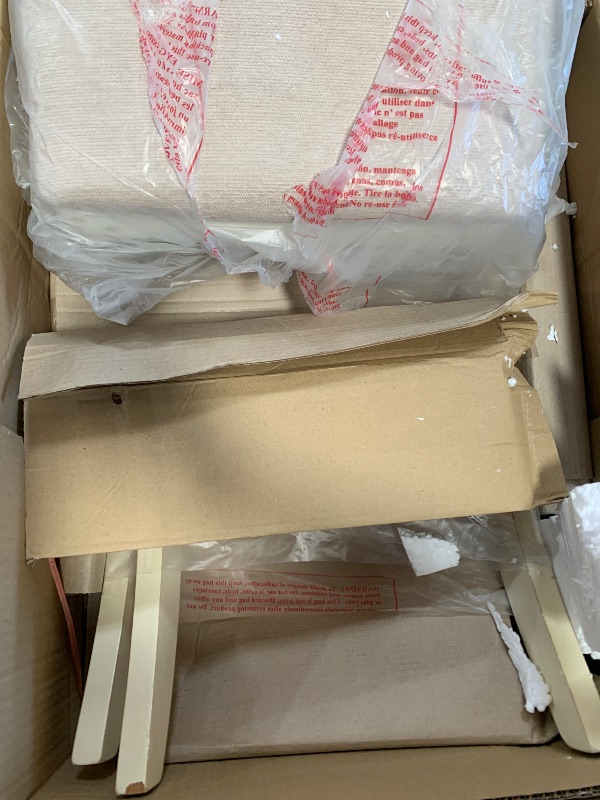 Photo 1 of ***Missing boxes 1 and 3 - 4 Boxes ***Sunset Trading Andrews 7 Piece 48" Round or 66" Oval Extendable Butterfly Leaf Table | Antique White and Chestnut Brown | Seats 6 Dining Room Sets, Two Size Extension,DLU-ADW4866-C12-AW7P