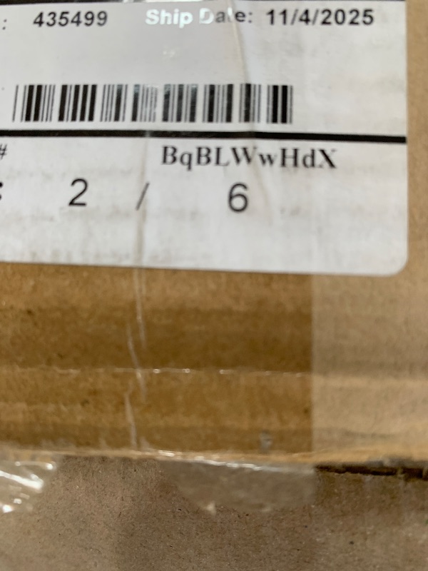 Photo 1 of ***Missing boxes 1 and 3 - 4 Boxes ***Sunset Trading Andrews 7 Piece 48" Round or 66" Oval Extendable Butterfly Leaf Table | Antique White and Chestnut Brown | Seats 6 Dining Room Sets, Two Size Extension,DLU-ADW4866-C12-AW7P