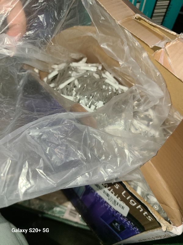 Photo 1 of 164FT 1620 LED Outdoor Christmas Lights - 360 Ice Drops, 12 Pro Modes with Timer Memory & Brightness, Waterproof Hanging Ice String Light for Holiday Wedding Garden Fence House Decor (White & Blue)