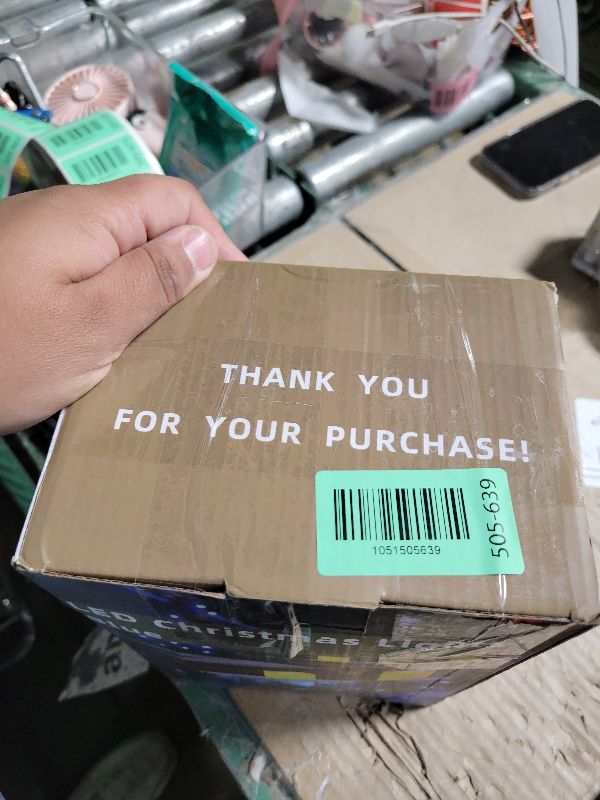 Photo 1 of 1500 LED 470FT Christmas String Lights Outdoor, 12 Pro Modes and Timer Memory & Brightness, Plug in Waterproof Clear Wire Twinkle Light for for Xmas Yard Tree Wedding Party Decor (Blue)