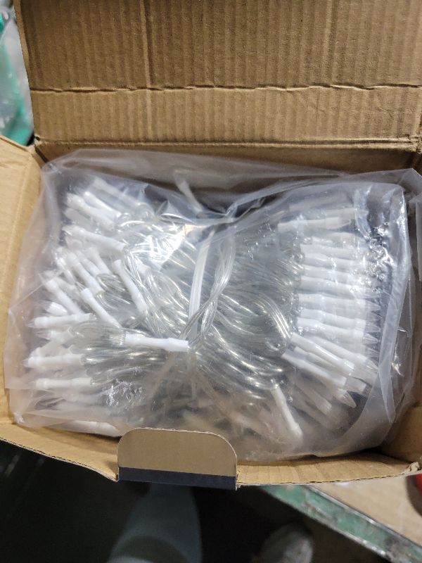 Photo 1 of 1500 LED 470FT Christmas String Lights Outdoor, 12 Pro Modes and Timer Memory & Brightness, Plug in Waterproof Clear Wire Twinkle Light for for Xmas Yard Tree Wedding Party Decor (Blue)