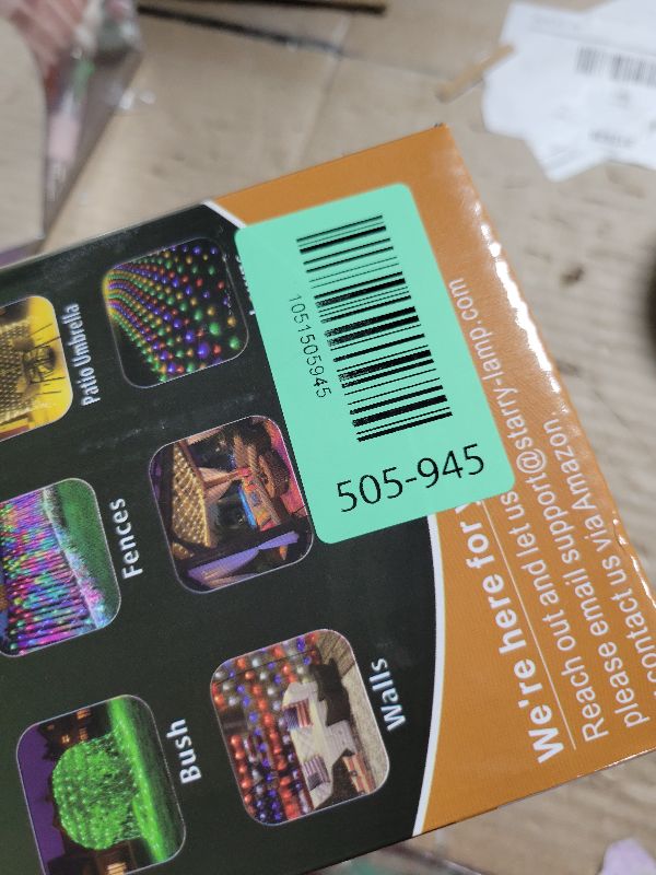 Photo 1 of 21ft x 5ft 360 LED Colorful Christmas Net Lights, 8 Modes Connectable Outdoor String Lights for Yard, Garden, Party Decor