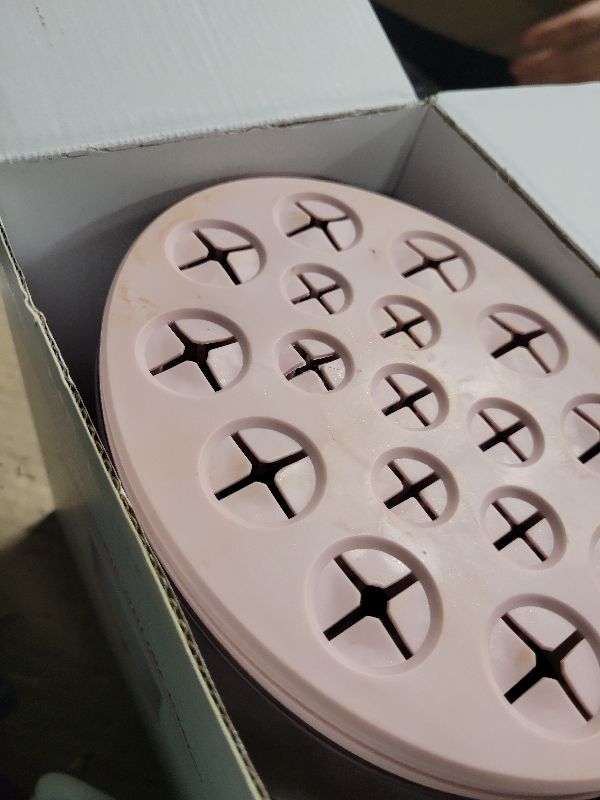 Photo 1 of 360° Electric Makeup Brush Cleaner – Dual Spin Makeup Brush Cleansing Machine Holds 17 Brushes, Portable Compact Design for Travel & Home Use, Perfect for Makeup Lovers & Professionals