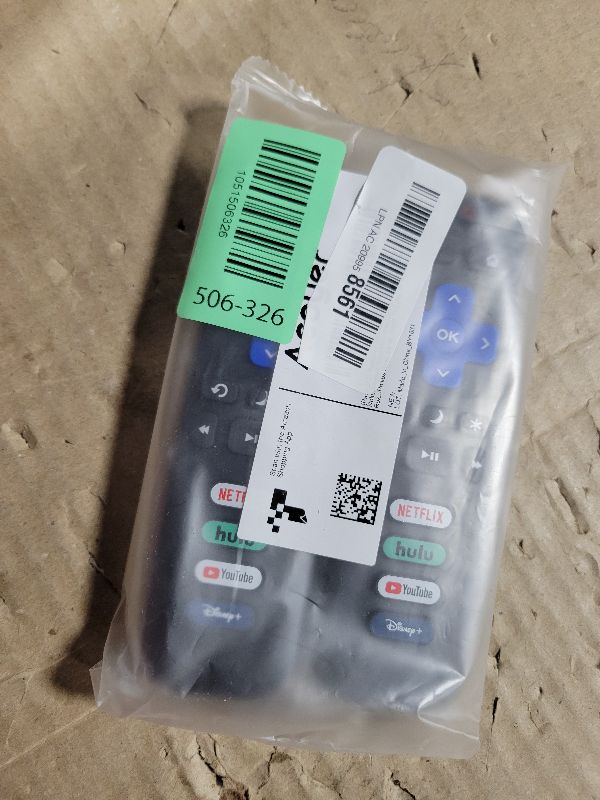 Photo 1 of (Pack of 2) Replacement Remote Control Only for Roku TV, Compatible for TCL Roku/Hisense Roku/Onn Roku/Sharp Roku/Element Roku/Westinghouse Roku/Philips Roku Smart TVs (Not for Roku Stick and Box)