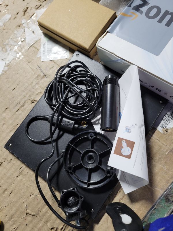 Photo 1 of 1 Pack - Solar Panel for Ring Security Camera Spotlight Cam Plus/Pro(Battery) Stick Up Cam/Pro Wireless Outdoor with 10FT/3M Long Cable Dustproof Waterproof BK