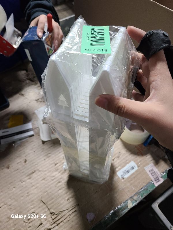 Photo 1 of 16" Extra Tall Fence for Christmas Tree,12PCS White Picket Fence Gate Barrier with Tree Patterns Christmas Tree Gate for Pets(24" H x 5" W Each)