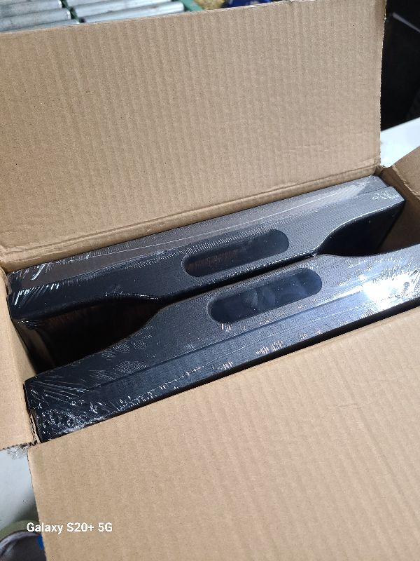 Photo 1 of 2 Pack Bed Tray Table Breakfast Trays Serving Tray Bamboo Bed Laptap Floding Legs with Handles and Phone Holders