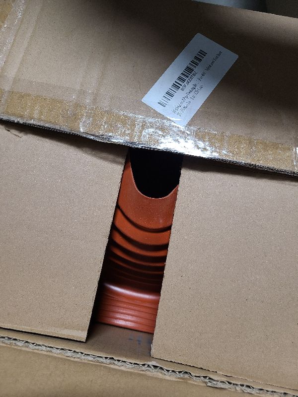 Photo 1 of #6 Metal roof Pipe Flashing Boot,Applicable to Pipe diameters ranging from 5" to 9" Wide high Temp Silicone Chimney Boot,Resistant to temperatures ranging from -100°F to 450°Metal roof Vent Boot