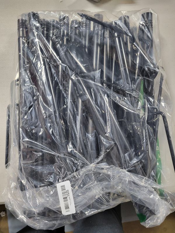 Photo 1 of 10Ft String Light Poles 4 Pack,Light Poles for Outside Lights,Outdoor with Fence Brackets Hanging Lights,Metal Stand Deck Patio Backyard