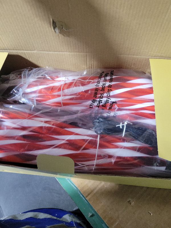 Photo 1 of 20 Pack Solar Christmas Candy Cane Lights, Christmas Decorations Outdoor Waterproof, Solar Powered Pathway Lights with 8 lighting Modes & Memory Function for Outside Party Garden Yard Patio Decoration