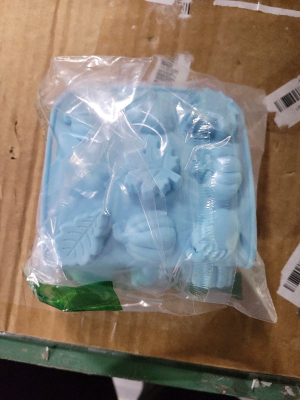 Photo 1 of 2-Pack Mini Fall Molds - 18-Cavity Chocolate Baking Molds with Pumpkin, Pinecone, Maple Leaf - Perfect for Chocolate Candies, Resin Crafts