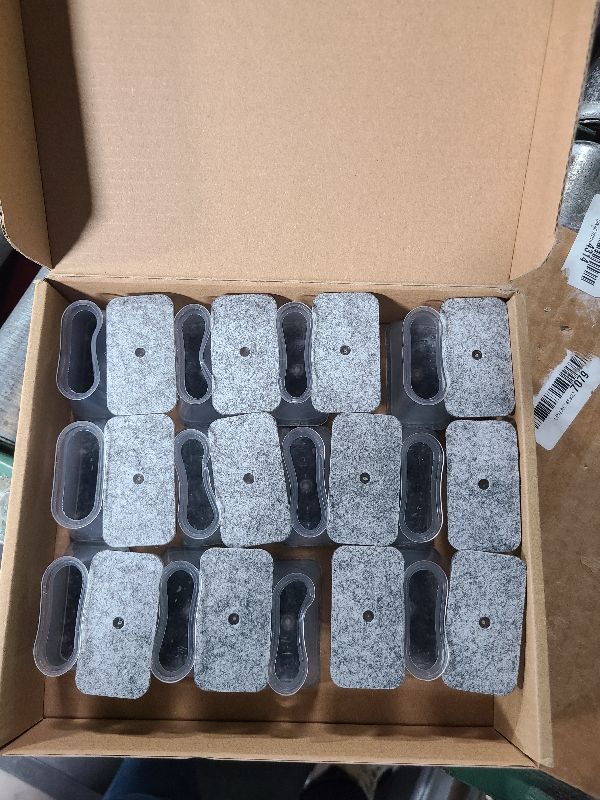 Photo 1 of 24 Pcs Chair Leg Floor Protectors Rectangle, Silicone Felt Furniture Leg Pads Caps Covers for Hardwood Floors, Fit L:1-1/2" to 2", W:3/4" to 1"